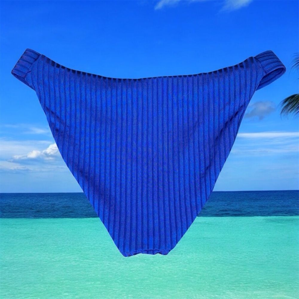 NWT New Trina Turk Olympia Ribbed French-Cut Bikini Swim Bottom 10 Beach - Picture 5 of 9